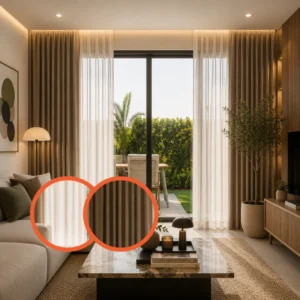 Wave Style Sheer & Blackout Curtains